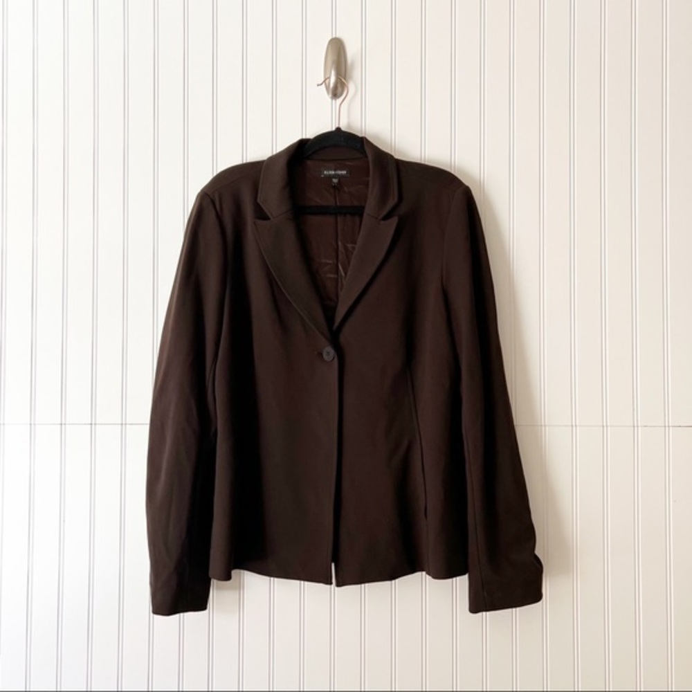 Eileen Fisher Chocolate Brown Blazer Jacket